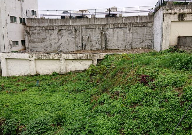 春日町建物解体跡